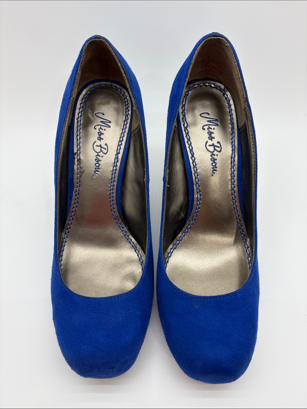 Miss Bisou Royal Blue Suede Women's Pump